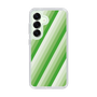 Slim Protection Case［ Middle Stripe - Green ］