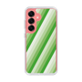 Slim Protection Case［ Middle Stripe - Green ］