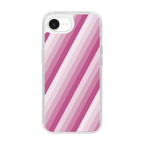 Slim Protection Case［ Middle Stripe - Pink ］