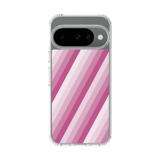 Slim Protection Case［ Middle Stripe - Pink ］