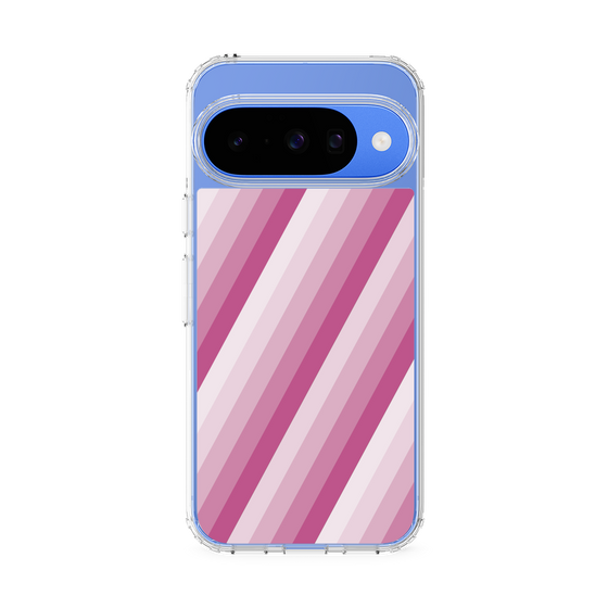 Slim Protection Case［ Middle Stripe - Pink ］