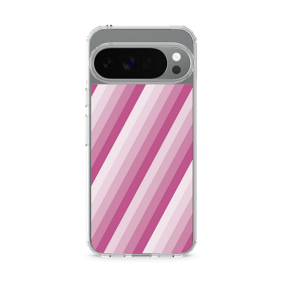 Slim Protection Case［ Middle Stripe - Pink ］