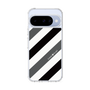 Slim Protection Case［ Big Stripe - Black × Gray ］