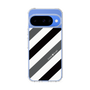 Slim Protection Case［ Big Stripe - Black × Gray ］