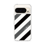 Slim Protection Case［ Big Stripe - Black × Gray ］