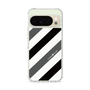 Slim Protection Case［ Big Stripe - Black × Gray ］