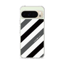 Slim Protection Case［ Big Stripe - Black × Gray ］