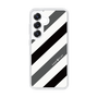 Slim Protection Case［ Big Stripe - Black × Gray ］