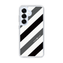 Slim Protection Case［ Big Stripe - Black × Gray ］