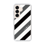 Slim Protection Case［ Big Stripe - Black × Gray ］