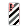 Slim Protection Case［ Big Stripe - Black × Gray ］