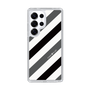 Slim Protection Case［ Big Stripe - Black × Gray ］