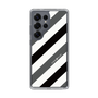 Slim Protection Case［ Big Stripe - Black × Gray ］