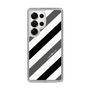 Slim Protection Case［ Big Stripe - Black × Gray ］