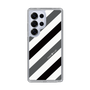 Slim Protection Case［ Big Stripe - Black × Gray ］