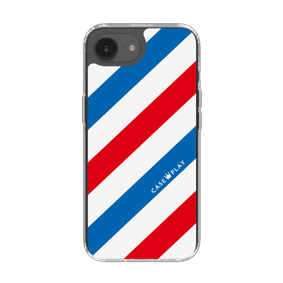 Slim Protection Case［ Big Stripe - Red × Blue ］