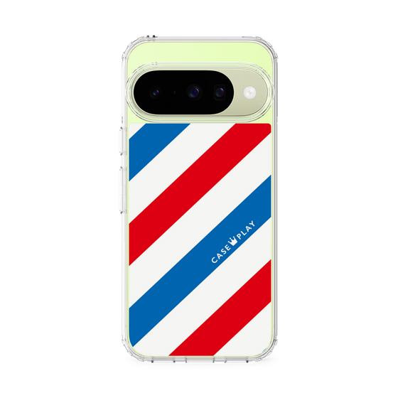 Slim Protection Case［ Big Stripe - Red × Blue ］