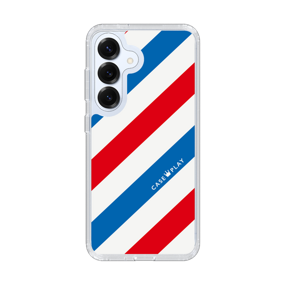 Slim Protection Case［ Big Stripe - Red × Blue ］