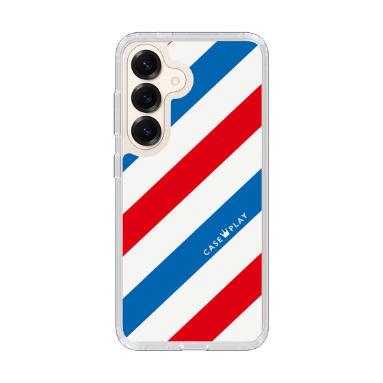 Slim Protection Case［ Big Stripe - Red × Blue ］