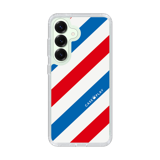Slim Protection Case［ Big Stripe - Red × Blue ］
