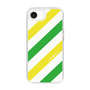 Slim Protection Case［ Big Stripe - Green × Yellow ］
