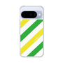 Slim Protection Case［ Big Stripe - Green × Yellow ］