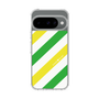 Slim Protection Case［ Big Stripe - Green × Yellow ］