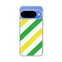 Slim Protection Case［ Big Stripe - Green × Yellow ］