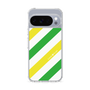 Slim Protection Case［ Big Stripe - Green × Yellow ］