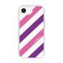 Slim Protection Case［ Big Stripe - Purple × Pink ］