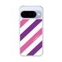 Slim Protection Case［ Big Stripe - Purple × Pink ］