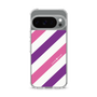 Slim Protection Case［ Big Stripe - Purple × Pink ］