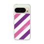 Slim Protection Case［ Big Stripe - Purple × Pink ］