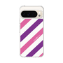 Slim Protection Case［ Big Stripe - Purple × Pink ］