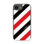 Slim Protection Case［ Big Stripe - Red × Black ］