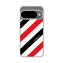 Slim Protection Case［ Big Stripe - Red × Black ］