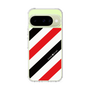 Slim Protection Case［ Big Stripe - Red × Black ］