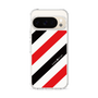 Slim Protection Case［ Big Stripe - Red × Black ］