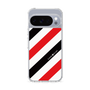 Slim Protection Case［ Big Stripe - Red × Black ］