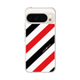 Slim Protection Case［ Big Stripe - Red × Black ］
