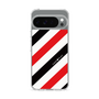 Slim Protection Case［ Big Stripe - Red × Black ］