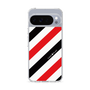 Slim Protection Case［ Big Stripe - Red × Black ］