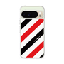 Slim Protection Case［ Big Stripe - Red × Black ］