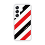 Slim Protection Case［ Big Stripe - Red × Black ］