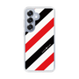 Slim Protection Case［ Big Stripe - Red × Black ］