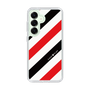 Slim Protection Case［ Big Stripe - Red × Black ］