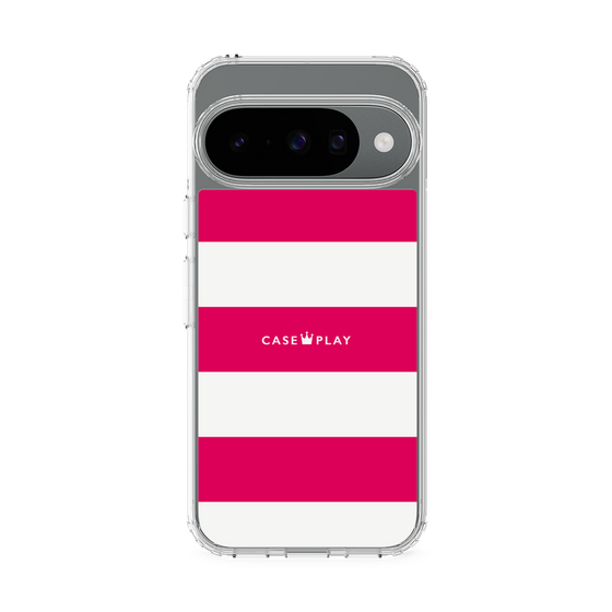 Slim Protection Case［ Big Border - Pink ］