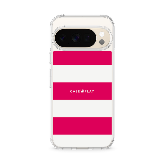 Slim Protection Case［ Big Border - Pink ］