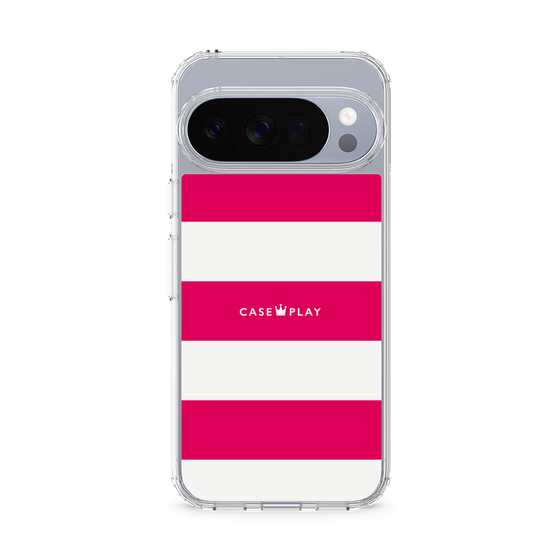 Slim Protection Case［ Big Border - Pink ］