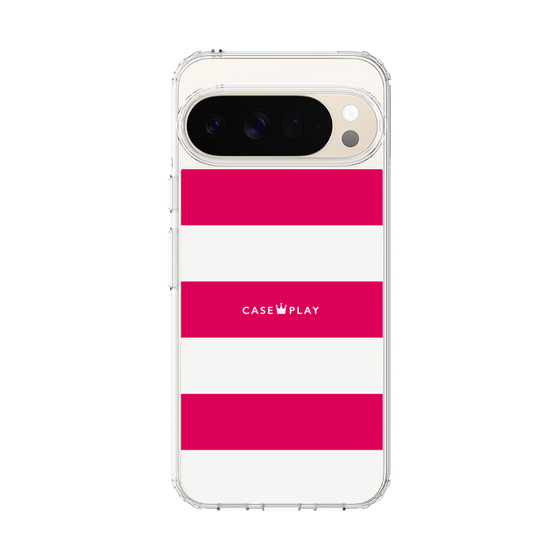 Slim Protection Case［ Big Border - Pink ］